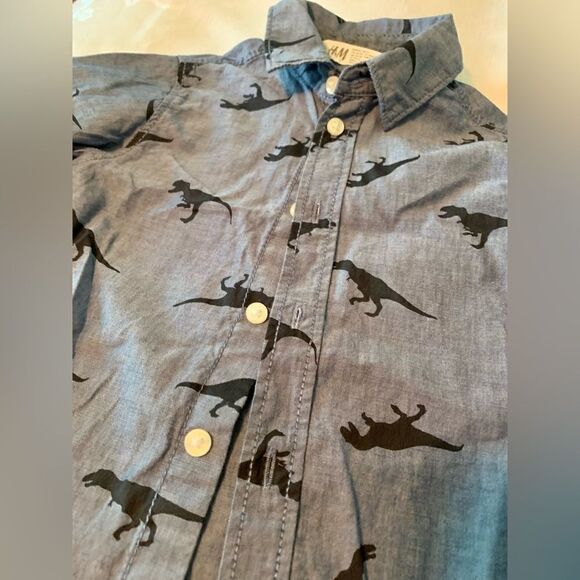 H&M Dino Button down - Picture 3 of 5